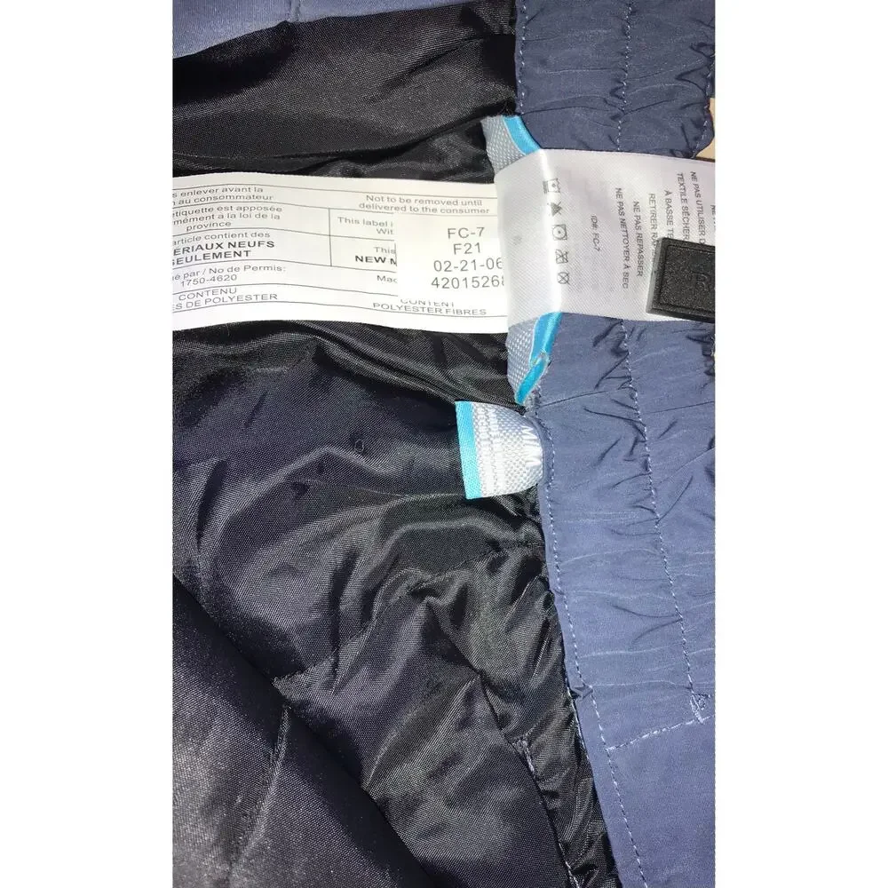 Free Country Snow Pants Men’s Medium Navy Blue Winter Outdoor Utility Casual